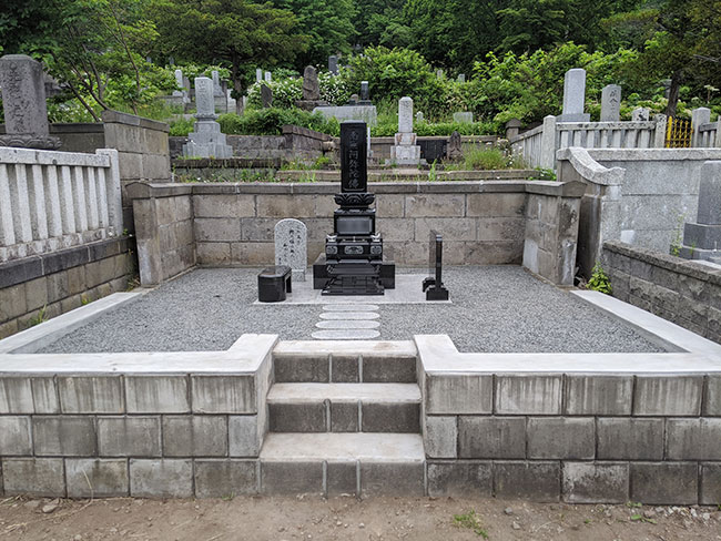 小樽市営中央墓地で建立のお墓